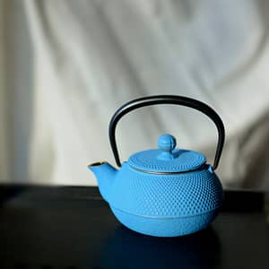 sininen teekannu
